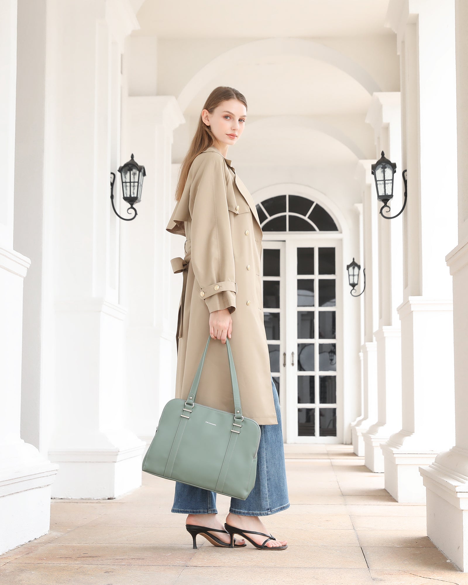 תיק נשים "ויקטוריה" מתאים ללפטופ עד 14"